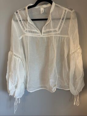 Sheer Gauze Blouse